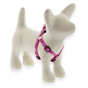 Step-In Dog Harness, Non-Restrictive, Puppy Love, 1/2 x 12 to 18-In. 14295