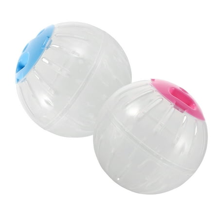 Yardwe 2pcs Hamster Activity Ball Plastic Easy Cleaning For Small Pets
