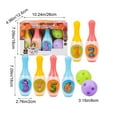 thumbnail image 3 of Kids Dinosaur Bowling Set – Indoor Interactive Sports Toy for Toddlers with Cute Number Pins – Role Play Game for Boys and Girls Ages 3+ Home or Kindergarten Use, 3 of 6
