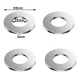 thumbnail image 3 of For Pipes Rosettes Cover For Shower Pipe Kit Radiator Replacement Split Design Stainless Steel With A Buckle 4PCS, 3 of 5