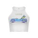 thumbnail image 4 of Lucakuins Mujeres Casual Crop Tops, Cartoon Car Letter Impreso Slim Fit Sin Mangas Chaleco Acanalado, 4 of 9