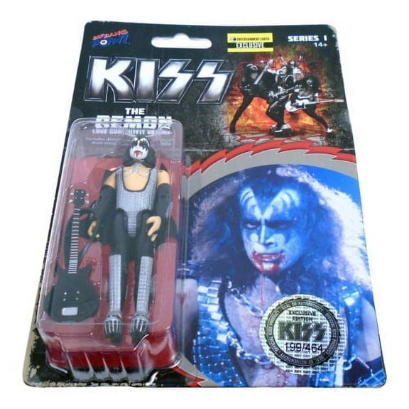 KISS 2015 Bif Bang Pow! Love Gun Variant Bloody Demon Gene Simmons 3 3/4" Figure