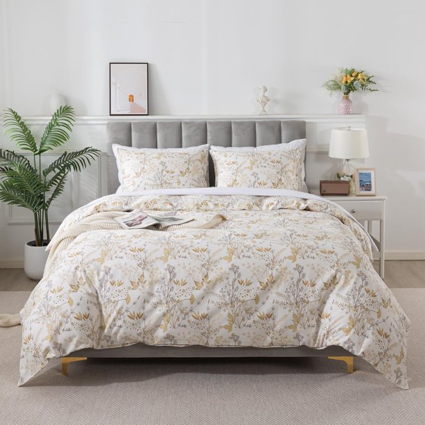 Funda Nórdica Rey Flores de Osmanthus Funda Nórdica Súper Suave Comforter