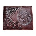 thumbnail image 7 of Floral Leather Cowboy Wallet 50 Pesos, 7 of 7