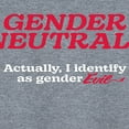 thumbnail image 3 of Instant Message - Pride - Gender Neutral? Actually Gender Evil - Women's Racerback Tank Top, 3 of 6