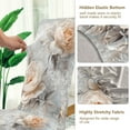 thumbnail image 5 of Yayeee 2 Pack Dining Chair Covers Stretch Parson Chairs Slipcovers Seat Protector, Beautiful Floral, 5 of 6
