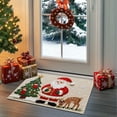 thumbnail image 6 of Christmas Doormat 60x40cm Knitted Soft Santa Claus Kitchen Rug Winter Entryway Low Pile Rugs for Entrance Kitchen Bedroom Decorations (B), 6 of 6