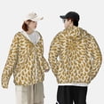 thumbnail image 4 of Daiia Gold Drops UPF 50+ Sun Protection Hoodie Jacket Lightweight Long Sleeve Sun Shirt for Women Men with Pocket Hiking Outdoor-3X-Large, 4 of 7