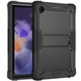 thumbnail image 5 of Galaxy Tab A8 10.5" Case (Model SM-X200 / SM-X205) - TECH CIRCLE [3-in-1] Protective Case Kickstand Shockproof Rugged Case Cover for Samsung Galaxy Tab A8 10.5-inch 2021 Release Tablet, Black, 5 of 8
