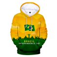 thumbnail image 3 of Sudadera con capucha del Día de la Independencia de Brasil con estampado 3D para hombres y mujeres, sudadera informal de manga larga, camisetas de gran tamaño para hombres, 3 of 5
