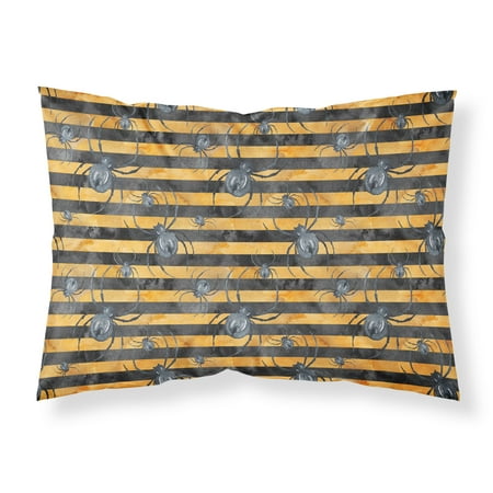 Halloween Pillowcase - Watecolor Halloween Spiders Fabric Standard Pillowcase BB7526PILLOWCASE