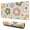 Orange, variant on Pastel Floral Art Print Large Mouse Pad, Keyboard & Mouse Desk Mat for Home Office, Laptop Work, Gaming & Desktop Decor, 31.5 x 11.8 in