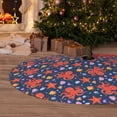 thumbnail image 6 of Sikiie Sea Animals 30-48 inches {designName} Print Christmas Tree Skirt Snowman Xmas Tree Skirt with Edge Christmas Decorations for Holiday Party48", 6 of 7