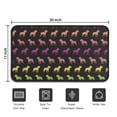 thumbnail image 5 of Rainbow Puppy Door Rugs,Washable Non Slip Door Mats Indoor,Decorative Door Mats,Entry Mat Indoor for Entrance,Bedroom,Kitchen,Bathroom,30"x17", 5 of 6