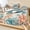 Beige, variant on Twin Sze Fitted Sheet Set - Vintage Coastal 2 Piece Bedding Sets 16" Deep Pocket Fitted Sheet with 1 Pillowcase, Summer Beach Coral Starfish Nautical Brushed Microfiber Hotel Luxury Bed Sheets