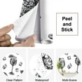 thumbnail image 4 of Peel and Stick Wallpaper Aperol Spritz cocktail glass alcoholic drink sketch hand Modern Art Wall Mural Decor Self Adhesive and Removable 69in x 98in, 4 of 8