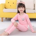 aDJFDGT Sweatpants and Shirt Warm Clothes Children's Velvet Set