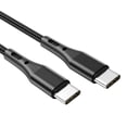thumbnail image 4 of Sidaley Cable de carga Tipo C Cable de carga Cable de datos de carga rápida Cable de teléfono trenzado de nailon, 2 metros, 60 W, negro negro 2M 60W 5piezas, 4 of 6