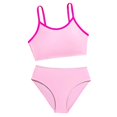 thumbnail image 6 of Shadoumai Girls Two Piece Swimwear Cute Ruffle Tankini With Swim Shorts For Toddler And Youth, 6 of 8