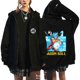 thumbnail image 1 of Anime japonés otoño e invierno nuevo Dragon Ball Muscle Goku estampado cremallera más sudadera de terciopelo chaqueta con capucha top, 1 of 5
