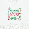 thumbnail image 4 of Inktastic Nonna Loves Me Granddaughter Girls Baby Dress, 4 of 5