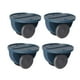 thumbnail image 2 of Kearding Paquete de 4 ruedas para muebles sin perforación, autoadhesivas, multiusos, cajas de almacenamiento de cubos de basura, ruedas para sala de Almacenamiento y organización del hogar Azul Kearding HA064108-02B, 2 of 6