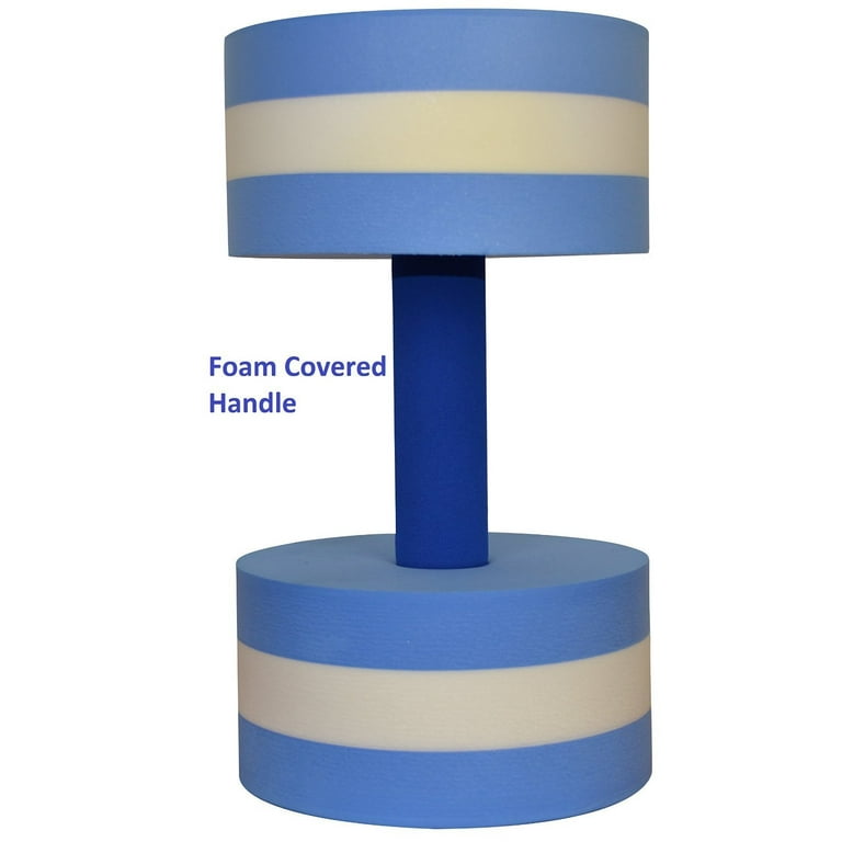 Bintiva aqua dumbbell set provides resistance for water aerobics fitness and pool exercises sales