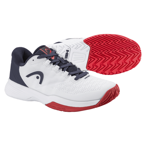 HEAD Revolt Pro 5.0 White Navy Juniors Tennis Shoes