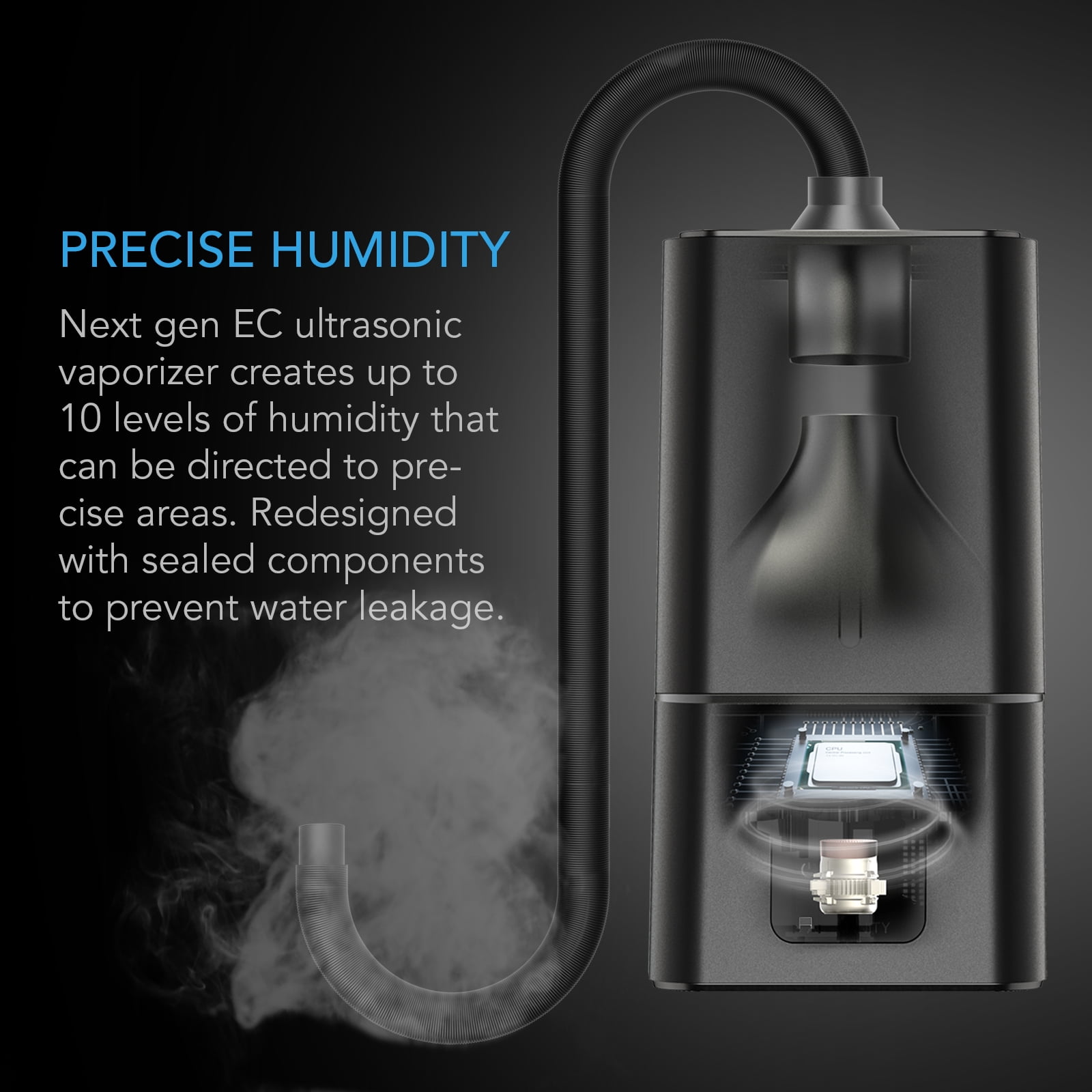 AC Infinity CLOUDFORGE T7, Plant Humidifier 15L with VPD and Humidity Controller, Detachable Piping, Indoor Room Humidifier with Redesigned No-Leak Seal for Grow Tents, Grow Rooms & Greenhouses