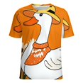 thumbnail image 5 of Duck Floral Sweater T Shirts Basic T-Shirt Short Sleeve Ladies Tee Shirt Summer Graphic Clothing, 5 of 6