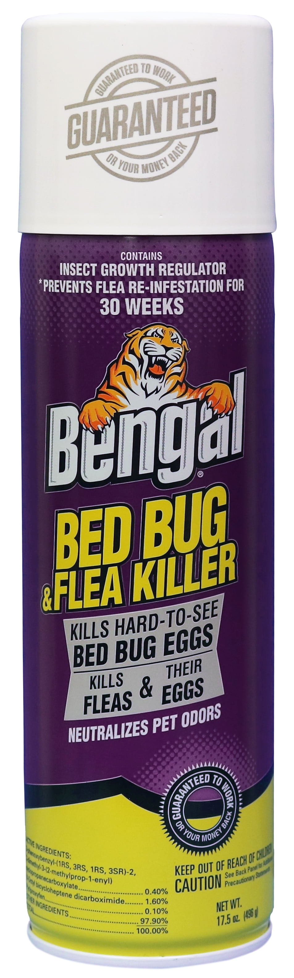 Bengal Bed Bug and Flea Killer Aerosol Spray with Insect Growth