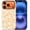 Lily Ginkgo Floral, variant on Case for iPhone 17 Pro Cosmic Orange, Shockproof 2-in-1 Double Protective Case for Women Girls Men Boys, Stylish Anti-Scratch Phone Cover Aesthetic, Lily Ginkgo Floral