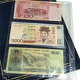 thumbnail image 3 of CHZIMADE 10x 3-Grid Commemorative Paper Money Album Page Banknotes Currency Pages, 3 of 7