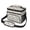 Football Trophy White, variant on Football Coffee Cup Brown Pattern Insulated Lunch Box for Women Men, Medium Leakproof Cooler Bag with Adjustable Strap, 10"x6.7"x8"