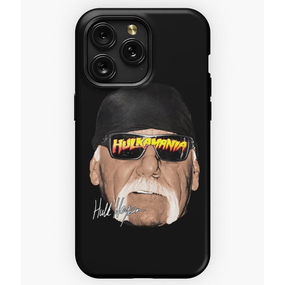 Hulkamania Face Hulk Hogan Wrestling Fan Art A12897 Phone Case for iPhone 11 to 17 Pro Max