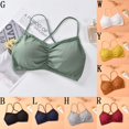 thumbnail image 4 of PENGXIANG 8 Packs Girls‘ Racerback Seamless Crop Cami Bralette with Removable Pads, 4 of 4