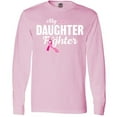 thumbnail image 3 of Inktastic Breast Cancer Awareness My Daughter is a Fighter Long Sleeve T-Shirt, 3 of 5