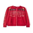 thumbnail image 1 of Spider Web Print Women‘s Zip Hoodies with Long Sleeves and Oversized Fit, 1 of 9