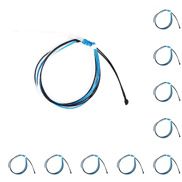 Joyería estética trenzada Minnieouse accesorios de mujer regalo creativo para chicas adolescentes azul+negro