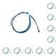 thumbnail image 1 of Joyería estética trenzada Minnieouse accesorios de mujer regalo creativo para chicas adolescentes azul+negro, 1 of 6