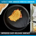 thumbnail image 2 of Select by Calphalon Hard-Anodized Nonstick 12" Round Grill Pan, 2 of 6