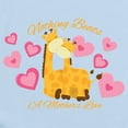 thumbnail image 2 of CafePress - Giraffe Love Body Suit - Baby Light Bodysuit, Size Newborn - 24 Months, 2 of 4