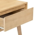 thumbnail image 4 of Scandinavian Nightstand with 1 Drawer, Blonde, 4 of 7
