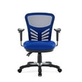 thumbnail image 4 of Modway Chaise de Bureau Ergonomique en Maille Articulée Bleue, 4 of 13