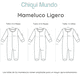 thumbnail image 5 of CHIQUI MUNDO MAMELUCO 0-6 M ROSA – Ultrasuave y Confortable, 5 of 5