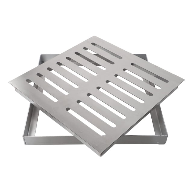 Stainless Steel Outdoor Drain Grate with Enhanced Design for Clog Prevention