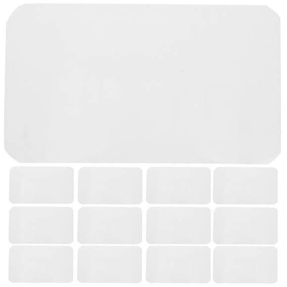 50Pcs Blank Heat Transfer Sticker Heat Sublimation Blank Sticker Heat Transfer Decal Blank Sticker