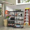 thumbnail image 2 of HXEternal 72" H Ultra High Strength Steel Heavy-Duty 5-Tier Adjustable Metal Storage Shelves, 35.5" L x 15.8" W x 72" H, 2500 LBS Capacity, 2 of 7