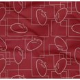thumbnail image 4 of oneOone Organic Cotton Poplin Twill Fabric Geometric Maze & Rabbit Animal Sashiko Printed Craft Fabric BTY 42 Inch Wide, 4 of 4