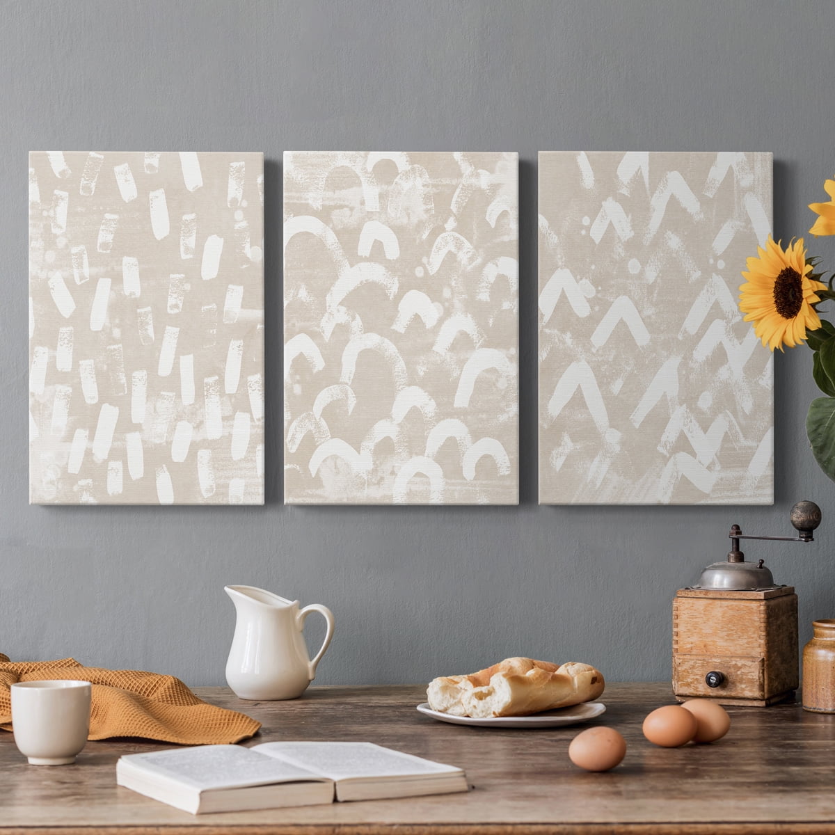 Earth Etching I Premium Gallery Wrapped Canvas - Ready to Hang - 8 x 12 Each